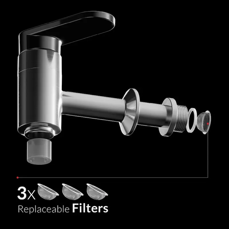  سماور برقی فلر مدل Feller TS 390 با نمایشگر دیجیتال و گارانتی 18 ماهه