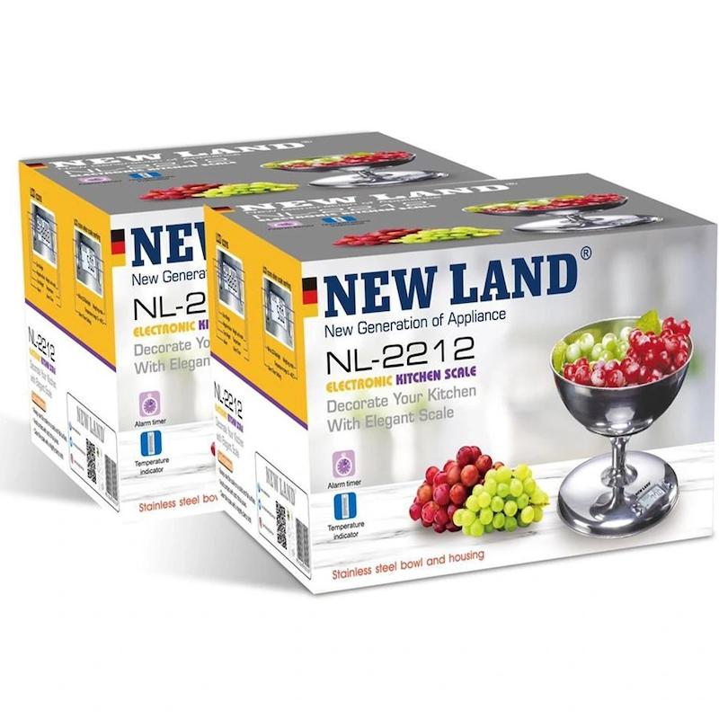 ترازو آشپزخانه استيل نیولند آلمان مدل New land NL-2212  با تضمین بالاترین کیفیت
