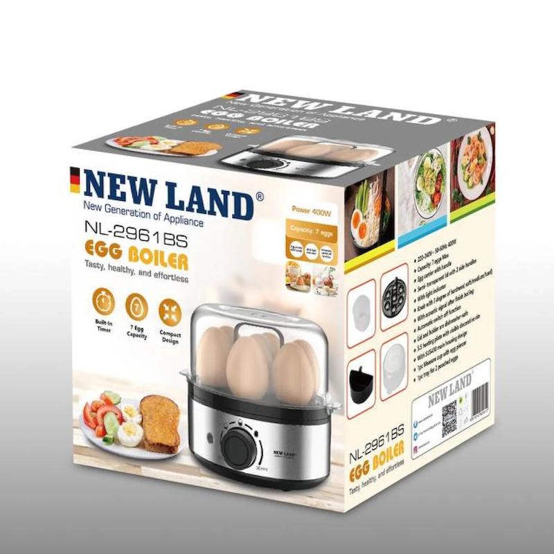  تخم مرغ پز ۷ تایی نیولند آلمان مدل NL-2961BS با ۱۸ ماه گارانتی شرکتی