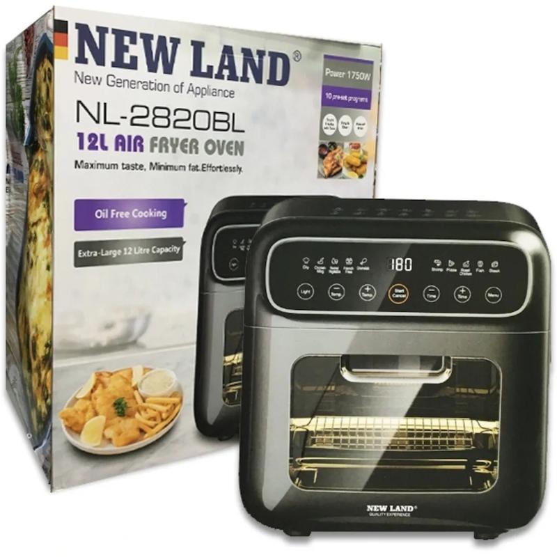 سرخ کن بدون روغن ۱۲ لیتری نیولند مدل NL 2820BL با۱۸ ماه گارانتی شرکتی