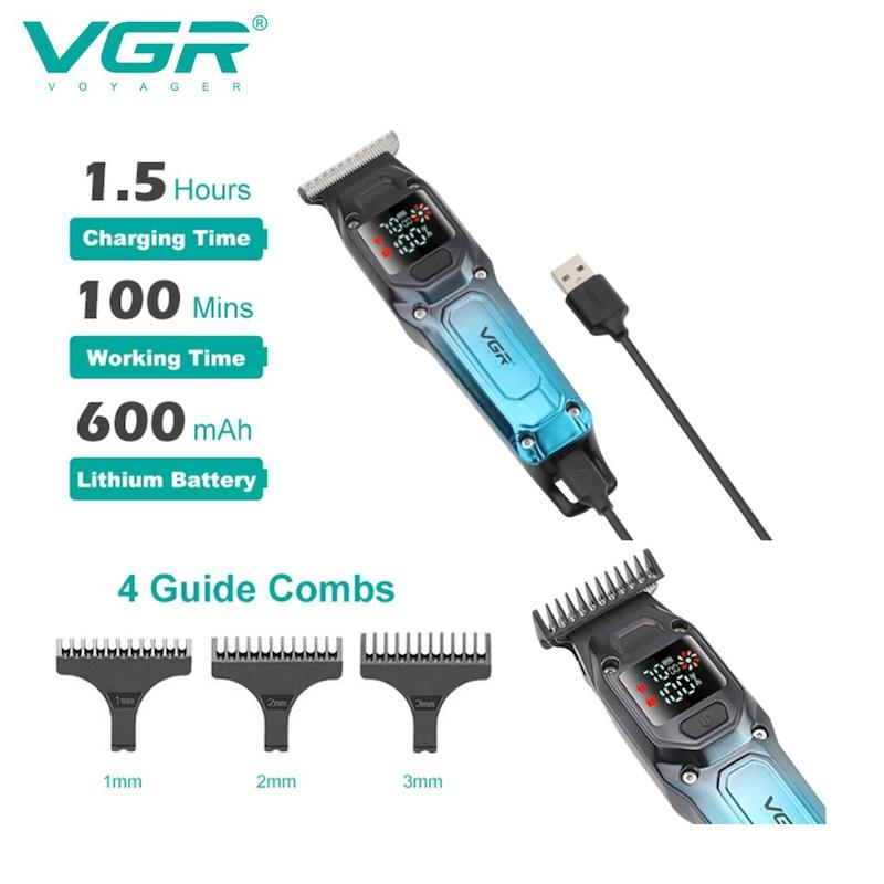  ماشین اصلاح و  خط زن وی جی ار مدل vgr V-964 با گارانتی اصالت کالا 