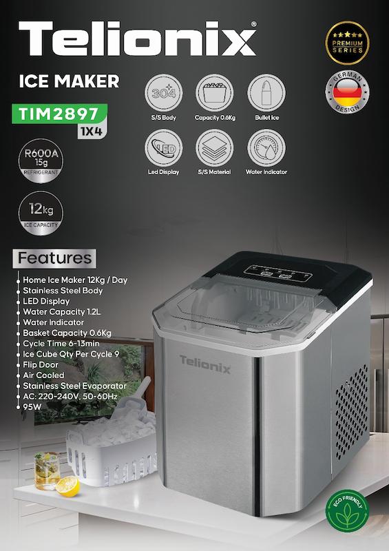 یخساز تلیونیکس مدل 2897 با ۱۸ ماه گارانتی شرکتی 