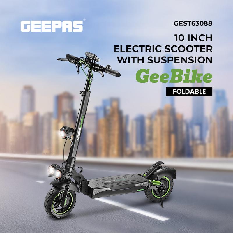 اسکوتر برقی جیپاس مدل  GEEPAS GEST63088 با حداکثر سرعت ۴۵ کیلومتر بر ساعت  و گارانتی اصالت و سلامت کالا