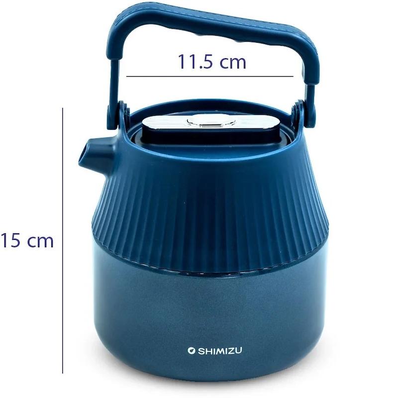 فلاسک SM-6322 شیمیزو اصل ژاپن درجه دار 900 میلی لیتر داخل استیل با گارانتی اصالت وسلامت کالا