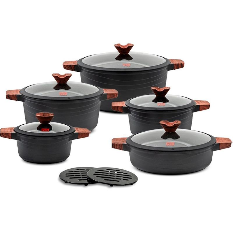 سرویس قابلمه گرانیتی 12 پارچه UCCLIFE مدل UC1412  با گارانتی اصالت و سلامت کالا