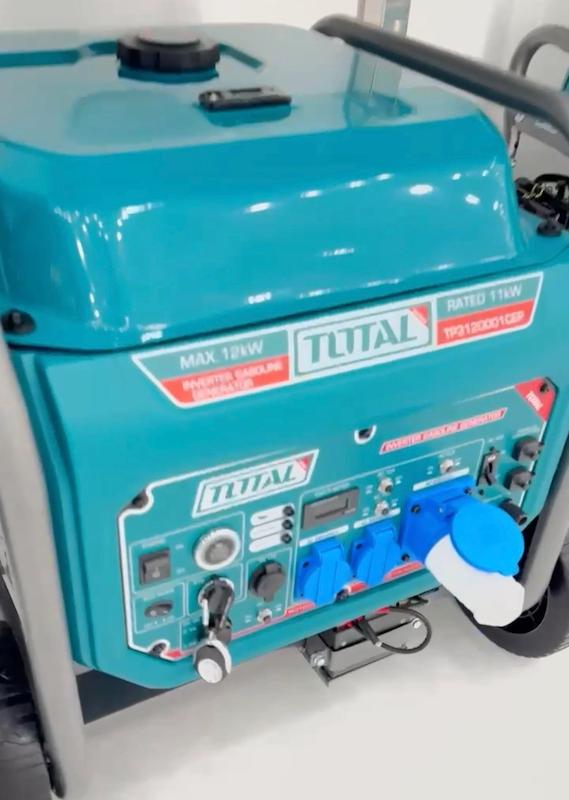 موتور برق بنزینی ۱۲ کیلو وات ریموت استارت توتال با تابلو ATS مدل TP3120001CEP با گارانتی اصالت و سلامت کالا