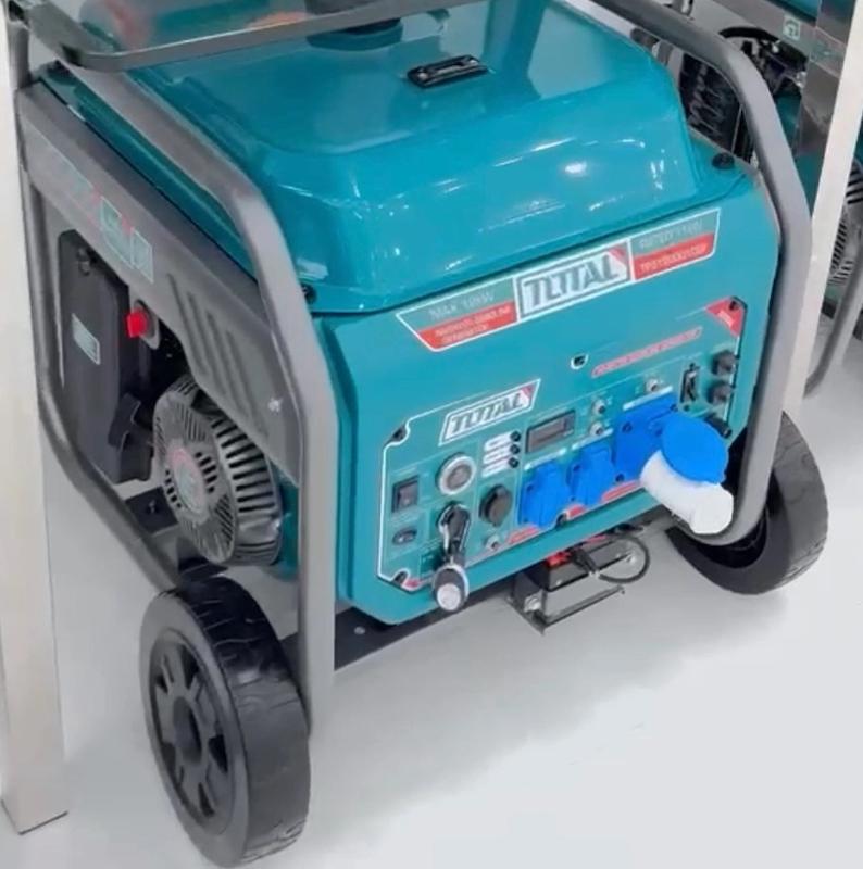 موتور برق بنزینی ۱۲ کیلو وات ریموت استارت توتال با تابلو ATS مدل TP3120001CEP با گارانتی اصالت و سلامت کالا