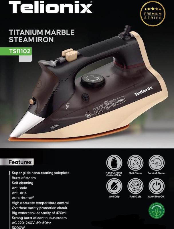  اتوبخار ۳۰۰۰ وات تلیونیکس  مدل TSI1102 با۱۸ ماه گارانتی شرکتی 