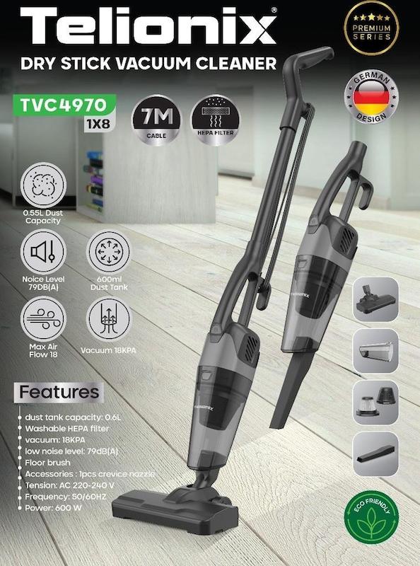 جارو برقی تلیونیکس مدل ۴۹۷۰ با گارانتی اصالت و سلامت کالا