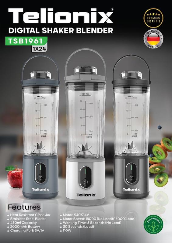 شیکر شارژی برند تلیونیکس Telionix مدل TSB1961 با گارانتی اصالت وسلامت کالا