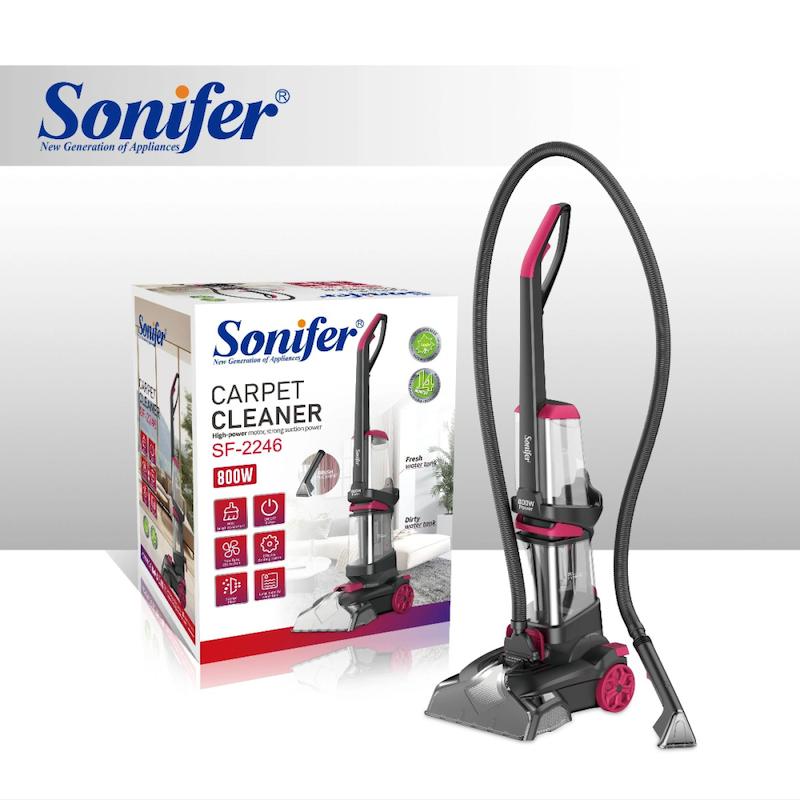 فرش‌شو و مبل‌شو ۳ در ۱  برند سونیفر Sonifer SF-2246 – شستشو، تمیزکاری و جارو در یک دستگاه با قدرت ۸۰۰ وات با گارانتی ۱ ساله شرکتی