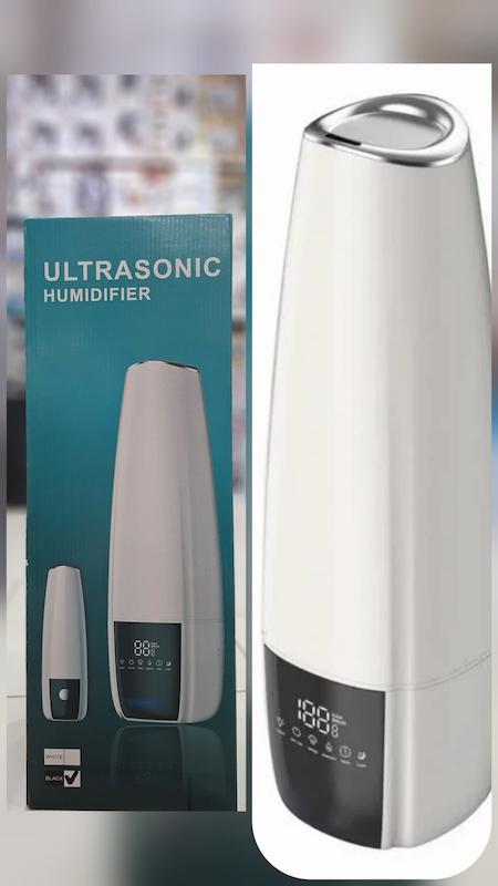 بخور سرد و رطوبت‌ساز لمسی برند اولتراسونیک مدل ULTRSONIC HUMIDIFIER دارای ریموت کنترل ظرفیت 6.5 لیتر با گارانتی اصالت و سلامت کالا