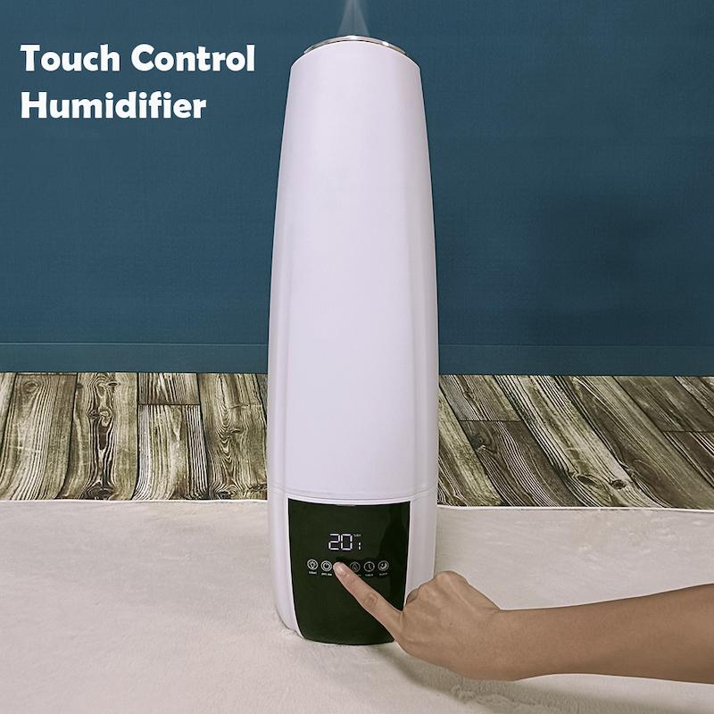 بخور سرد و رطوبت‌ساز لمسی برند اولتراسونیک مدل ULTRSONIC HUMIDIFIER دارای ریموت کنترل ظرفیت 6.5 لیتر با گارانتی اصالت و سلامت کالا