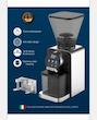 آسیاب قهوه حرفه‌ای دکو مدل DCG-2020 – توان 180 وات، مخزن 350 گرم، 24 درجه آسیاب با گارانتی اصالت و سلامت کالا