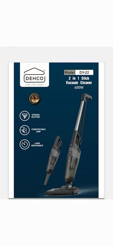 جارو برقی ایستاده و دستی 2 در 1 برند دکو تحت لیسانس ایتالیا مدل DV-22 – سبک، قدرتمند و چندمنظوره با گارانتی اصالت و سلامت کالا