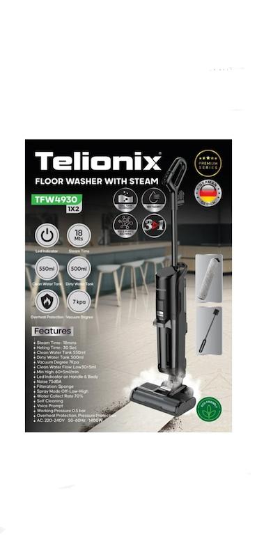 جارو، تی و بخارشو هوشمندتلیونیکس  Telionix مدل TFW4930 –باگارانتی اصالت و سلامت کالا