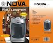 بخاری برقی فن‌دار نوا Nova مدل NH-1223F – گرمایش ایمن و کاربردی برای خانه و محل کار دارای گارانتی اصالت و سلامت کالا