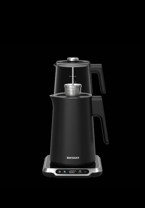   چای‌ساز هوشمند برند می باخ آلمان  MAYBAKH مدل M2215EK | 1500 وات، کنترل دمای دقیق و صفحه‌نمایش دیجیتال با ۲۴ ماه گارانتی شرکتی