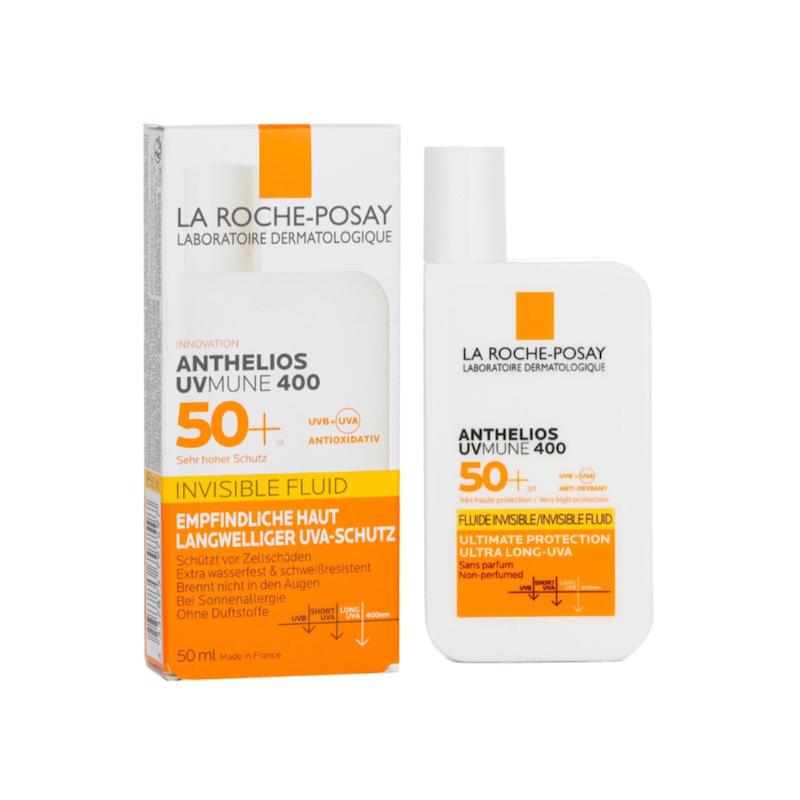ضد آفتاب لاروش پوزای مدل Invisible Fluid SPF50 حجم ۵۰ میلی لیتر