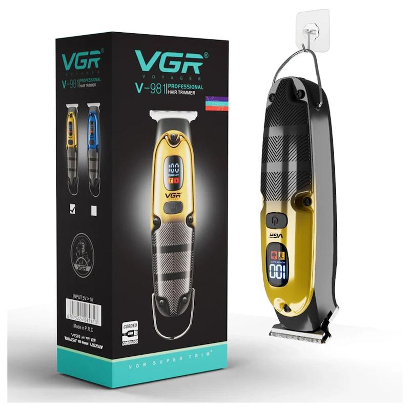  ماشین اصلاح و خط زن وی جی ار مدل VGR V-981 باگارانتی اصالت و سلامت کالا