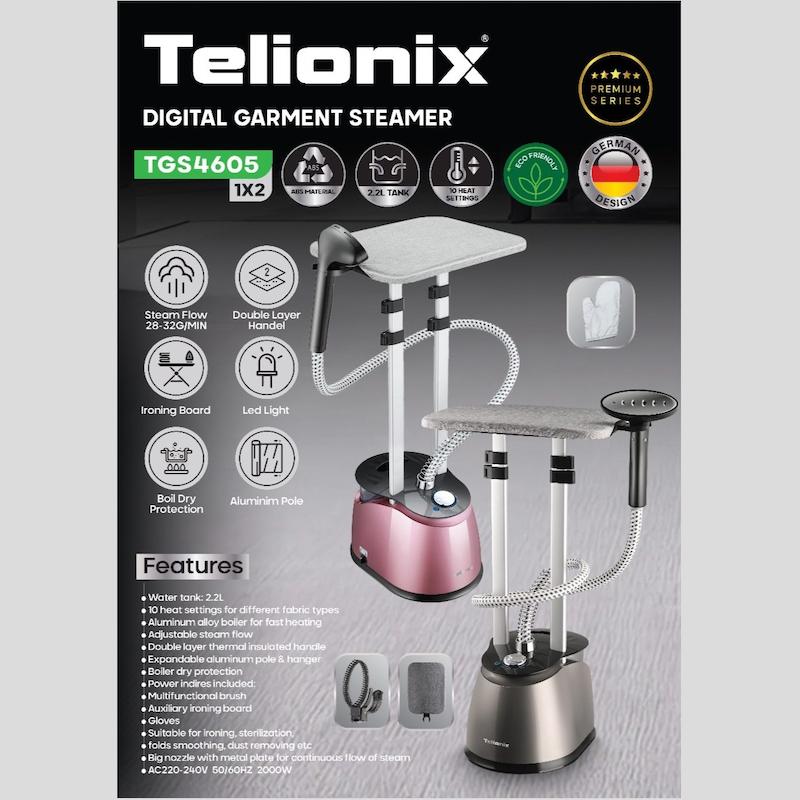 اتو بخار ایستاده تلیونیکس مدل TGS4605 با گارانتی اصالت و سلامت کالا