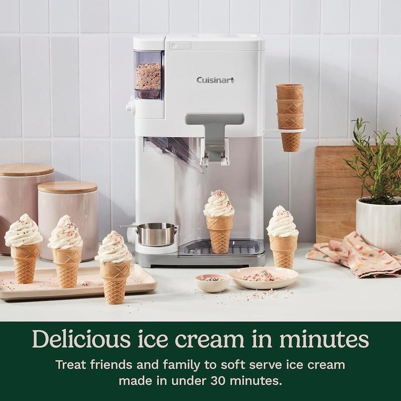  دستگاه بستنی ساز حرفه ای کویزن آرت  Cuisinart مدل ICE-48 با ۱۸ ماه گارانتی  شرکتی 