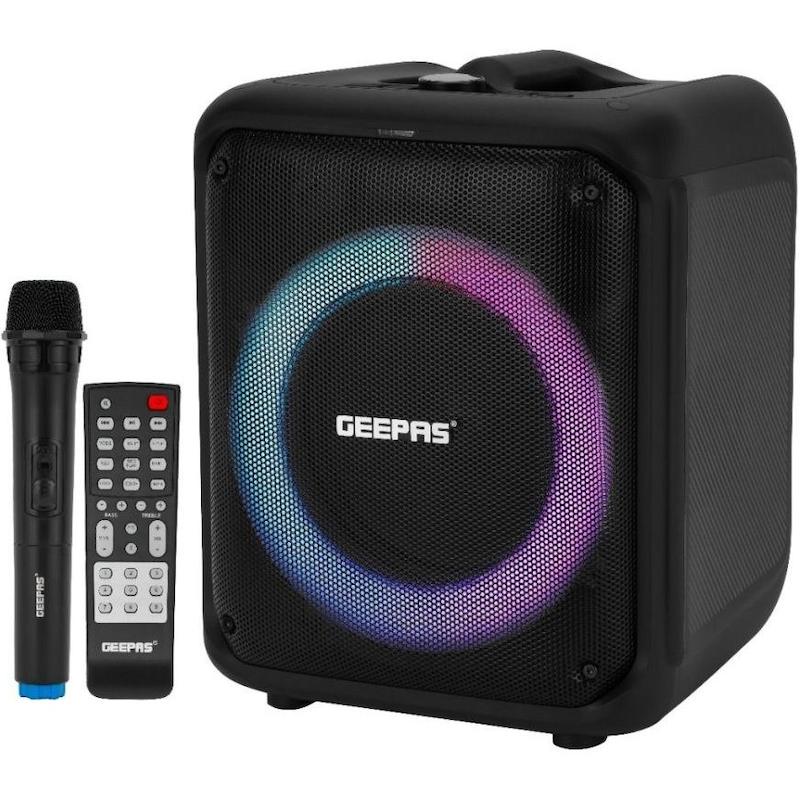 اسپیکر قابل حمل و شارژی جیپاس مدل Geepas GMS11161 دارای ووفر ۸ اینچی با گارانتی اصالت و سلامت کالا