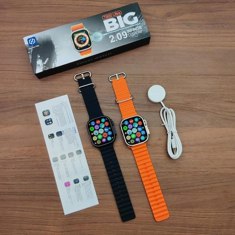 ساعت هوشمند تمام صفحه  smart wach t900 ultra  2.09 inch  2024 با گارانتی اصالت و سلامت کالا