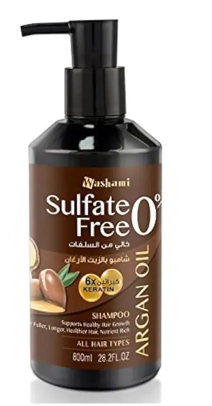 شامپو کراتینه و آرگان واشامی 500 میل اصل 