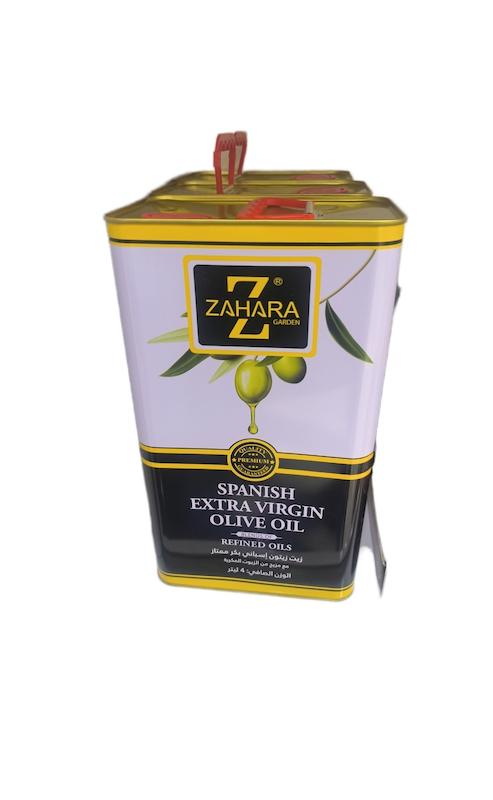 روغن زیتون زاهارا 4 لیتری Zahara 4 liters olive oil