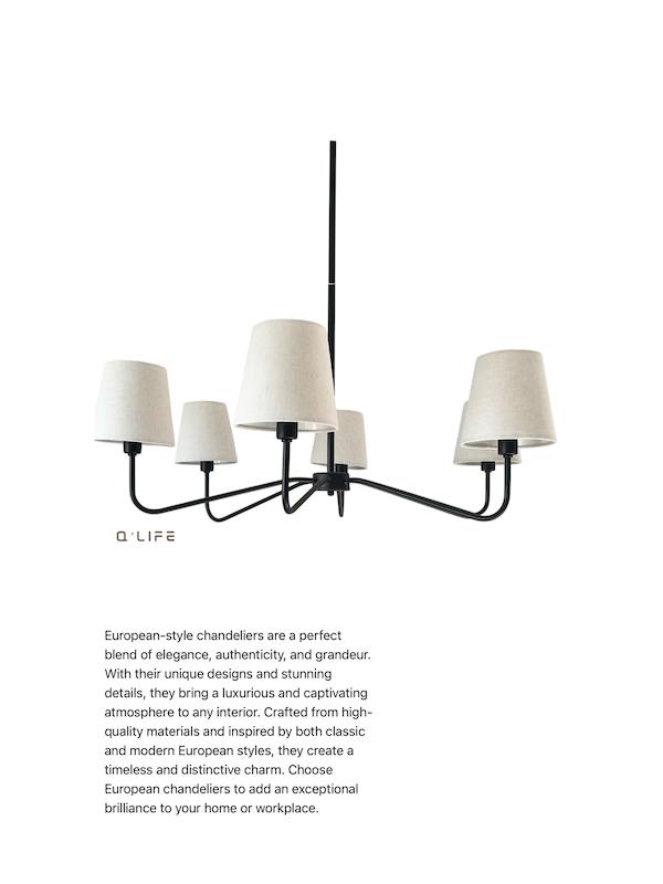 لوستر شش شعله