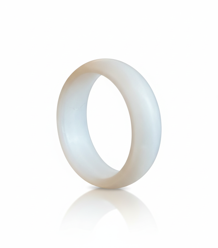 حلقه نیرو رنگ سفید صدفی