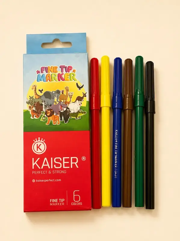 ماژیک 6 رنگ کایسر KAISER