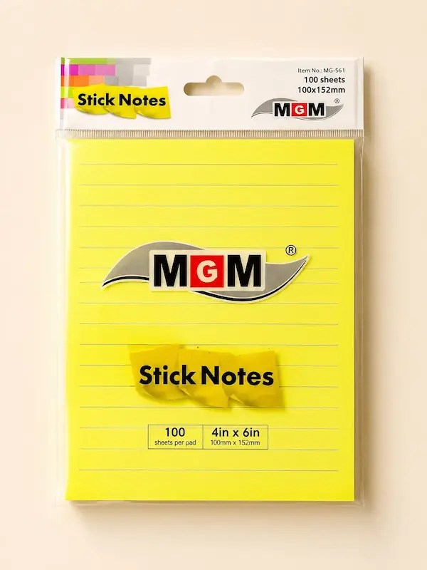 استیک نوت خط دار MGM