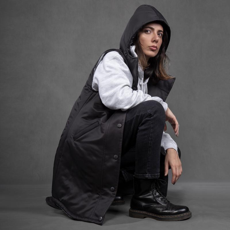 Elena - puffer rain coat