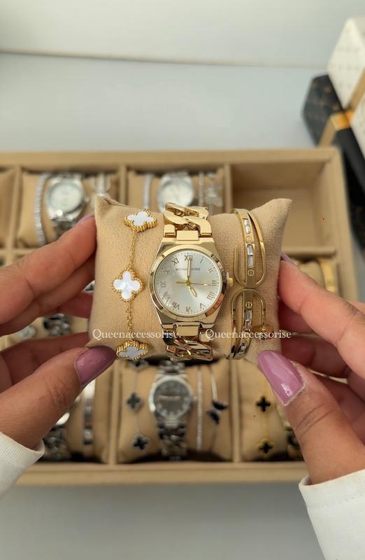 ساعت کارتیر لاکچری صفحه گرد