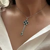 گردنبند زنانه طرح جواهر کلید کد ۵۳۷