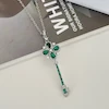 گردنبند زنانه طرح جواهر کلید کد ۵۳۷