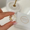 گوشواره حلقه‌ای میناکاری رنگی کد ۵۴۴