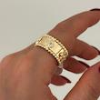 نیم ست دستبند انگشتر ون کلیف طلایی کد ۸۰۵