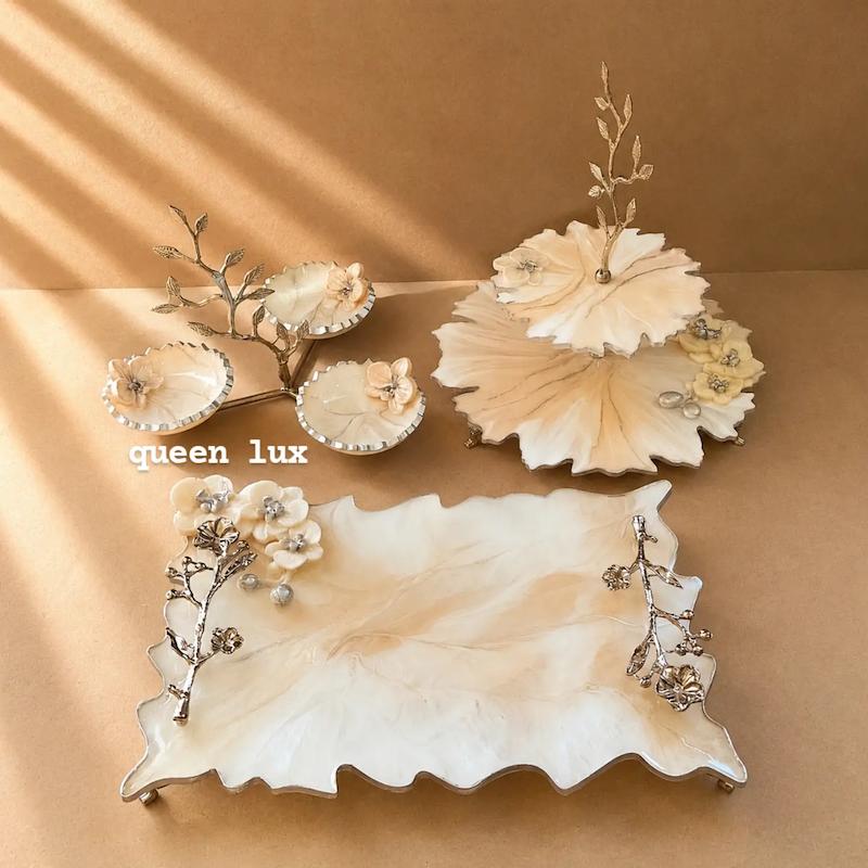 ست پذیرایی رزینی ارکیده 