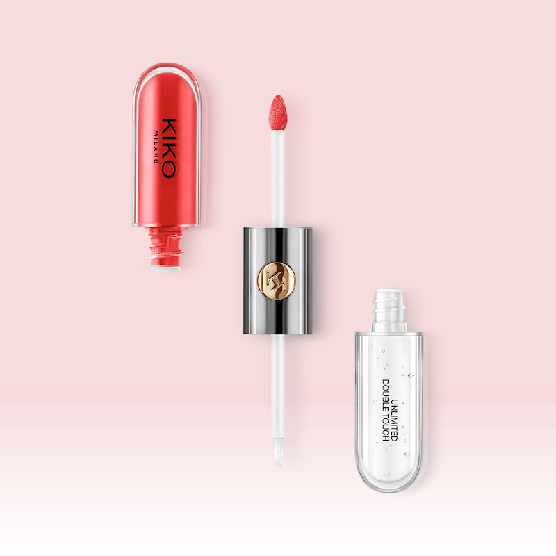 رژ لب مایع کیکو مدل Unlimited Double Touch با ماندگاری 16 ساعته برند Kiko Milano شماره 115