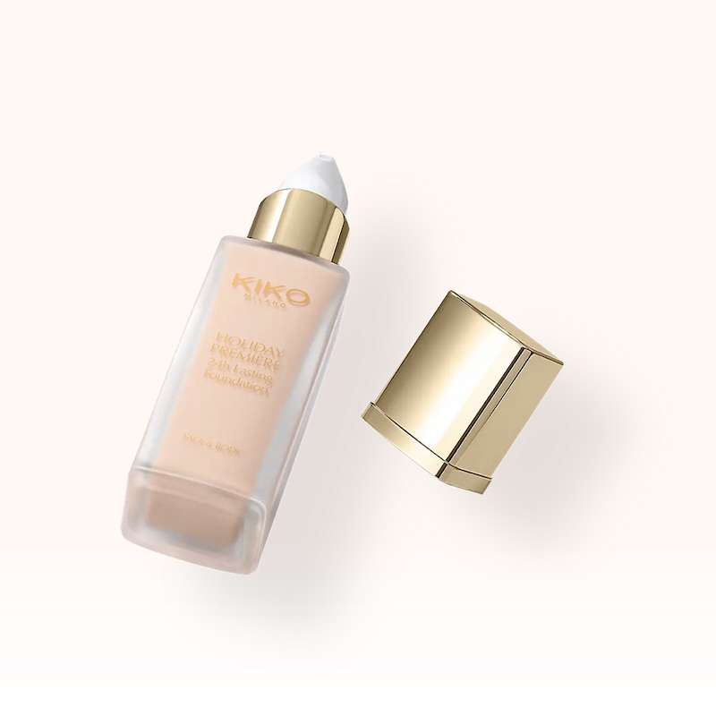 کرم پودر برند Kiko Milano سری Holiday Premiere رنگ Porcelain 01