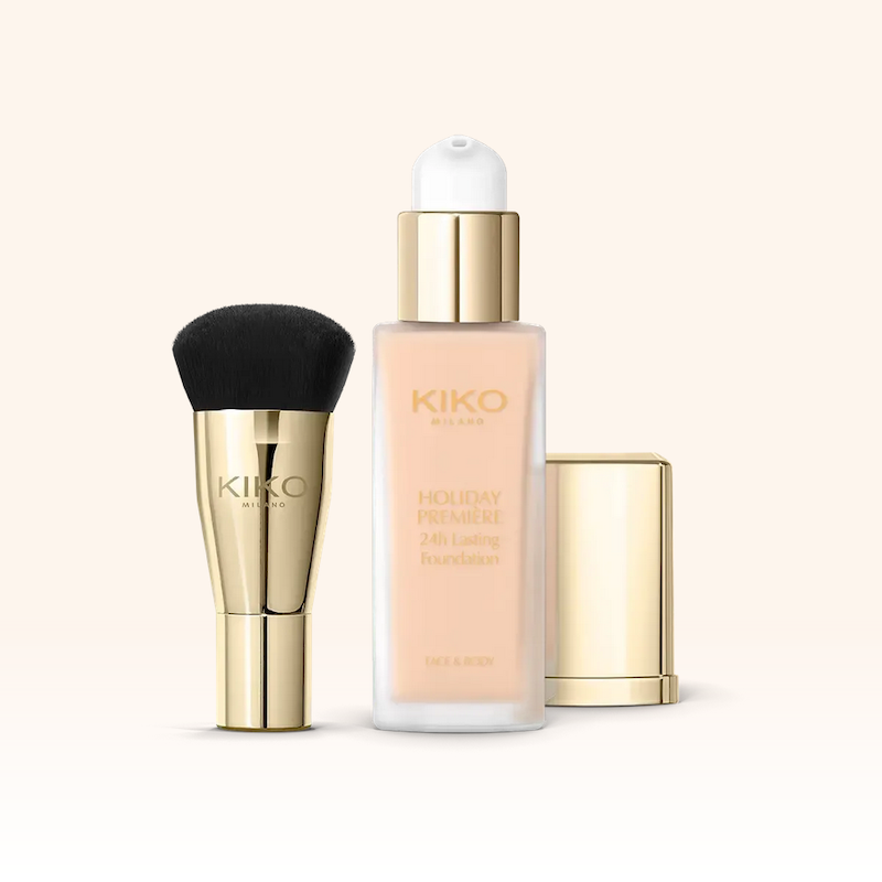 کرم پودر برند Kiko Milano سری Holiday Premiere رنگ Beige 02