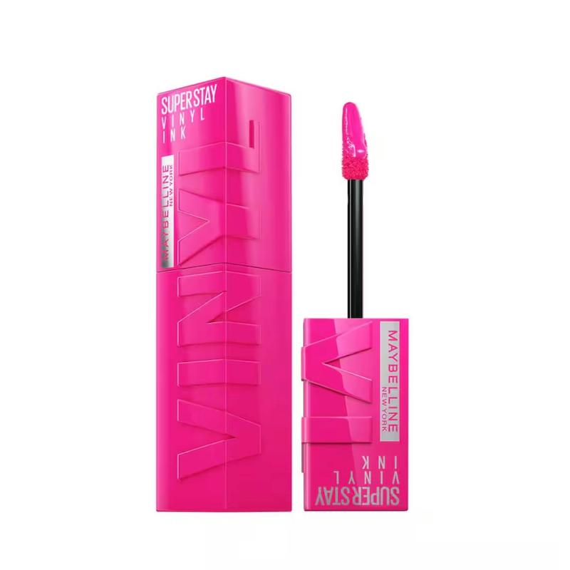 رژ لب مایع میبلین رنگ استرایکینگ Maybelline Super Stay Vinyl Ink Striking 150 