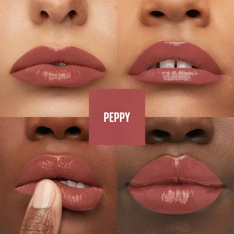 رژ لب مایع میبلین رنگ پپی Maybelline Superstay Vinyl Ink Liquid Lipstick 115 Peppy 