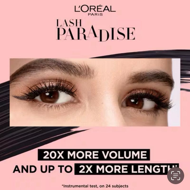 ریمل سوپر حجم دهنده لورال مدل پارادایس اینتنس  L’Oréal Paris Intense Volume Mascara