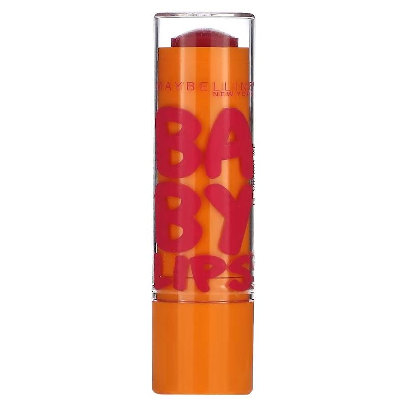 رژ لب جامد میبلین بیبی لیپس رنگ چری می Baby Lips, Moisturizing Lip Balm, Cherry Me Maybelline 