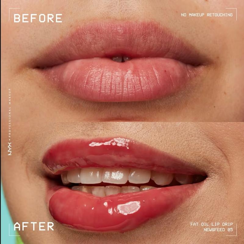 حجم دهنده لب نیکس فت اویل رنگ نیوزفید NYX Fat Oil Lip Drip