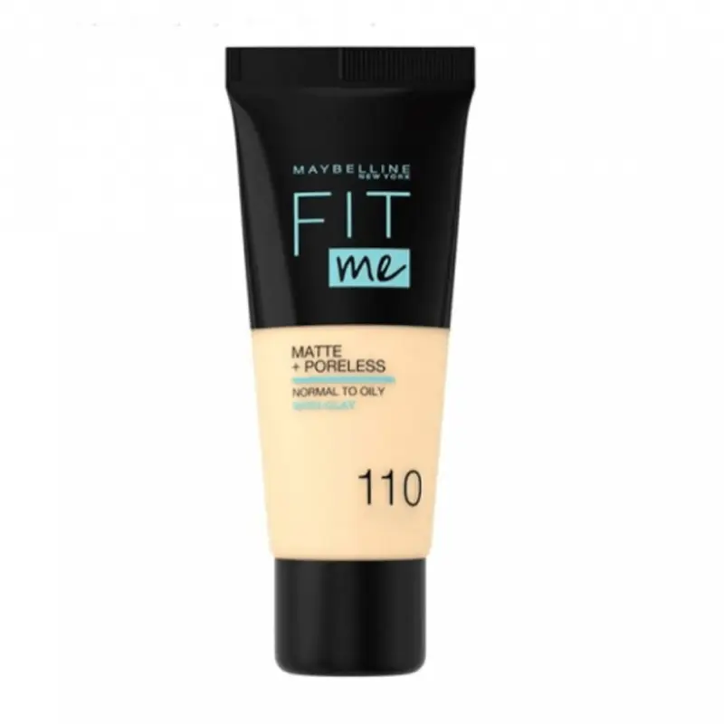 کرم پودر فیت می میبلین رنگ پرسلین FIT ME! MATTE + PORELESS MAKE-UP - Foundation - porcelain